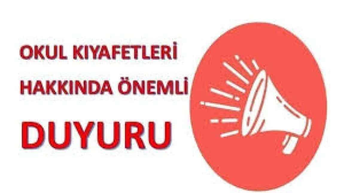 ÜNYE ERENYURT İLKOKULU OKUL KIYAFETİ